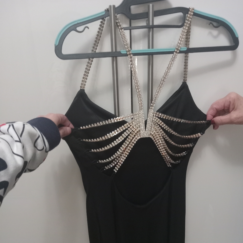 SPIDER DIAMOND STUDDED DRESS - Picture 2 of 5